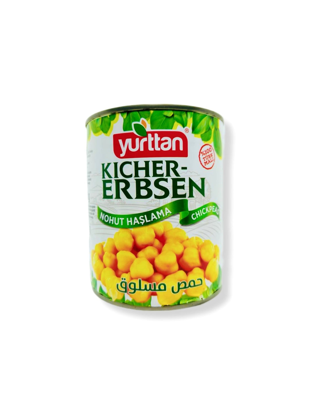 Yurltan gekochte Kirchererbsen 800 G