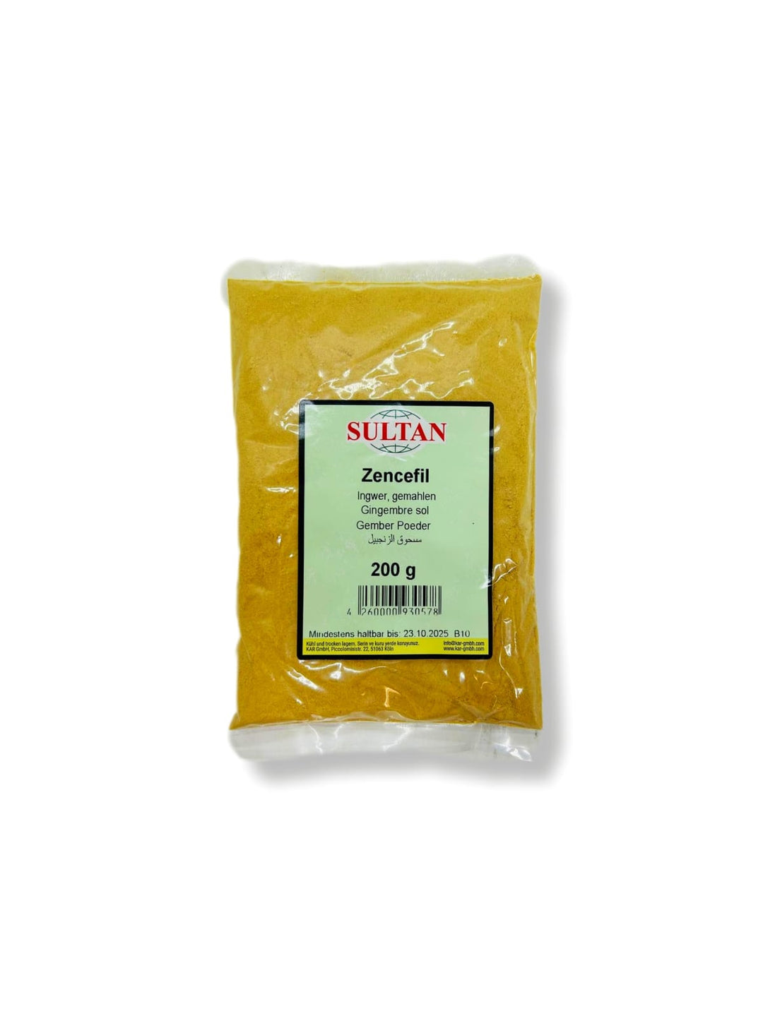 Sultan Zencefil Ingwer gemahlen 200G